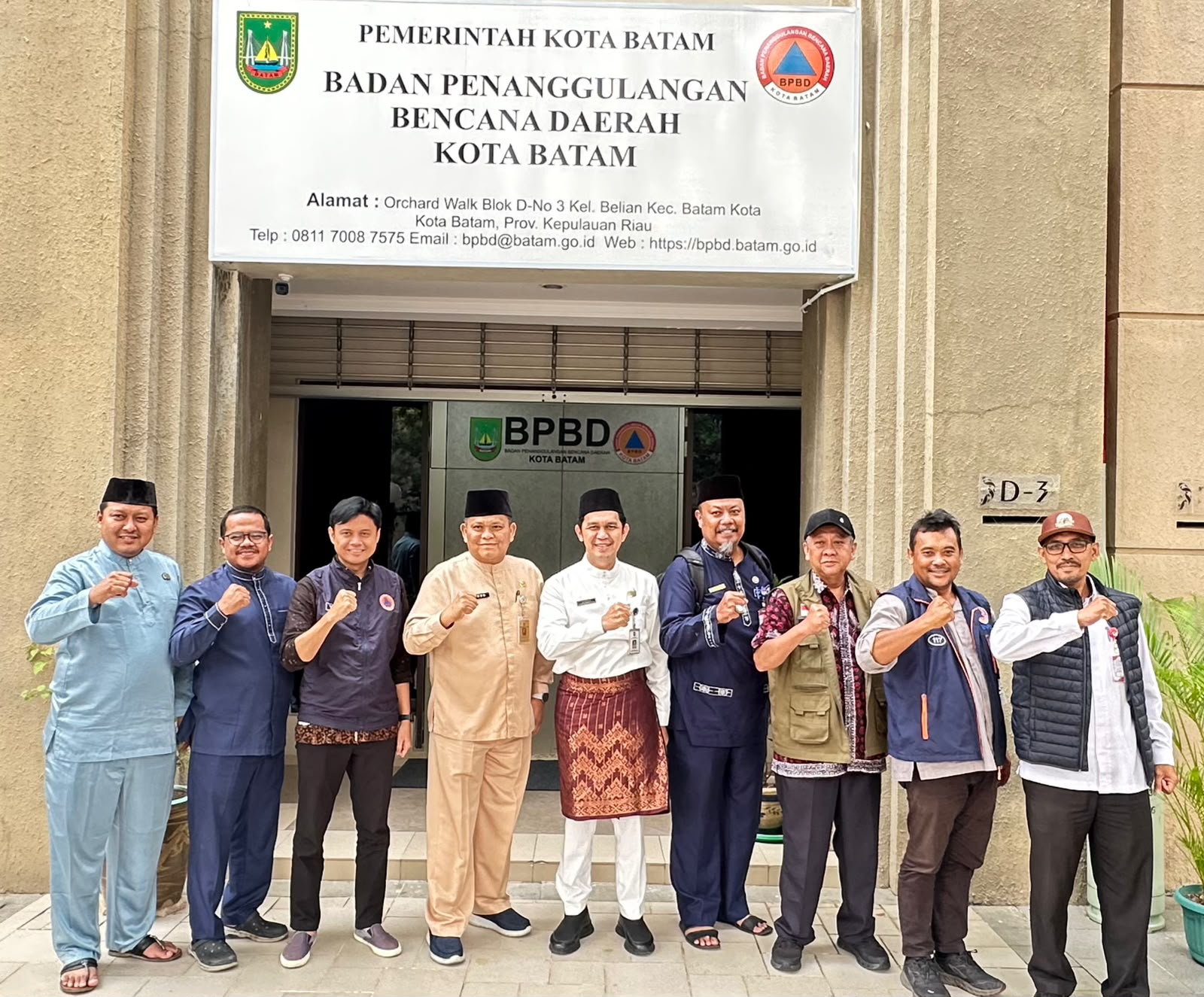 PERKUAT SINERGI PENANGGULANGAN BENCANA, KALAKSA BPBD KEPRI KUNJUNGI BPBD KOTA BATAM